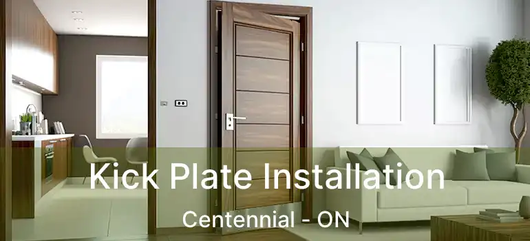  Kick Plate Installation Centennial - ON