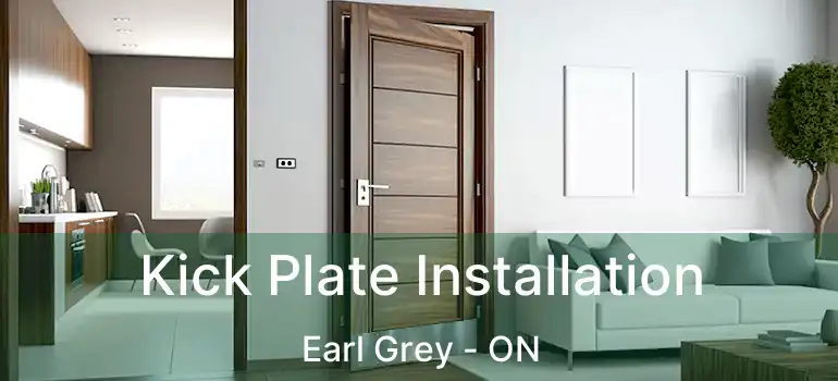  Kick Plate Installation Earl Grey - ON