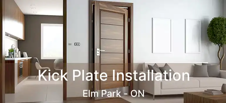  Kick Plate Installation Elm Park - ON