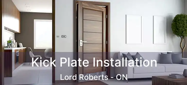  Kick Plate Installation Lord Roberts - ON