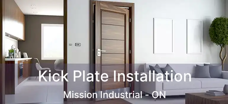  Kick Plate Installation Mission Industrial - ON