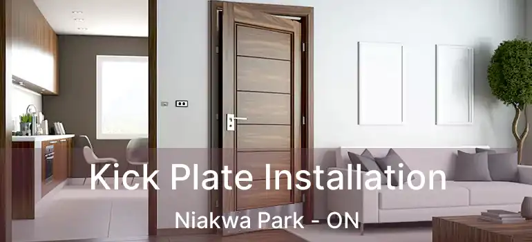  Kick Plate Installation Niakwa Park - ON