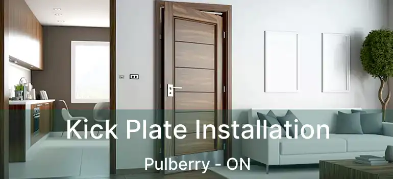  Kick Plate Installation Pulberry - ON