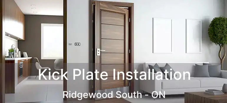  Kick Plate Installation Ridgewood South - ON