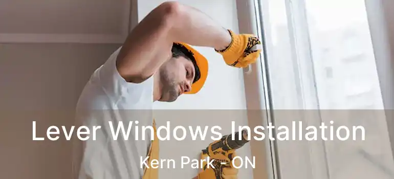  Lever Windows Installation Kern Park - ON
