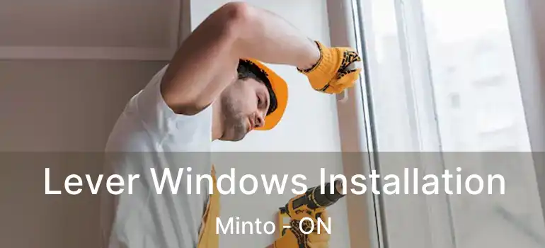  Lever Windows Installation Minto - ON