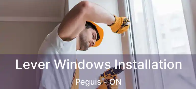 Lever Windows Installation Peguis - ON