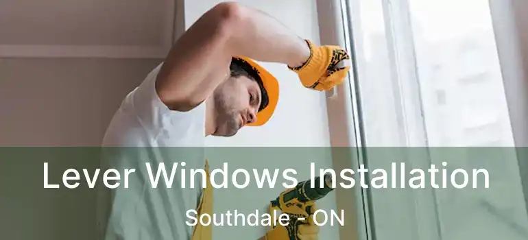  Lever Windows Installation Southdale - ON