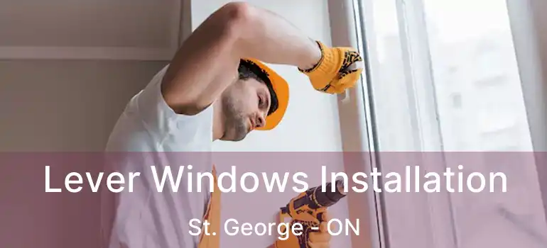  Lever Windows Installation St. George - ON