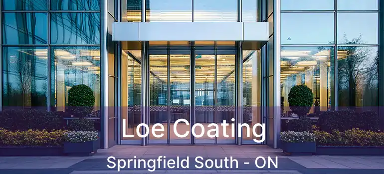  Loe Coating Springfield South - ON