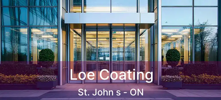  Loe Coating St. John s - ON