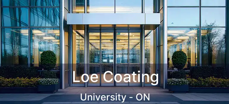  Loe Coating University - ON