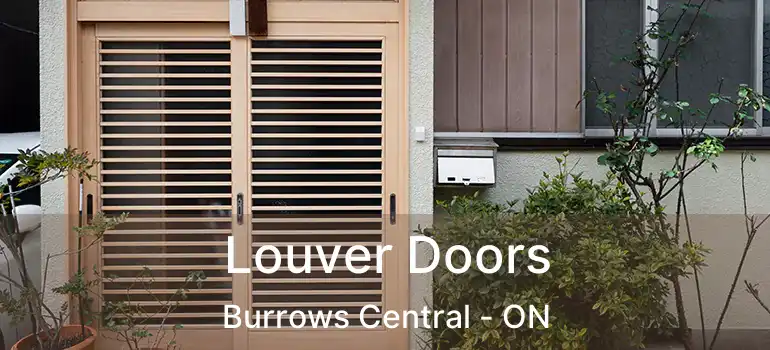  Louver Doors Burrows Central - ON