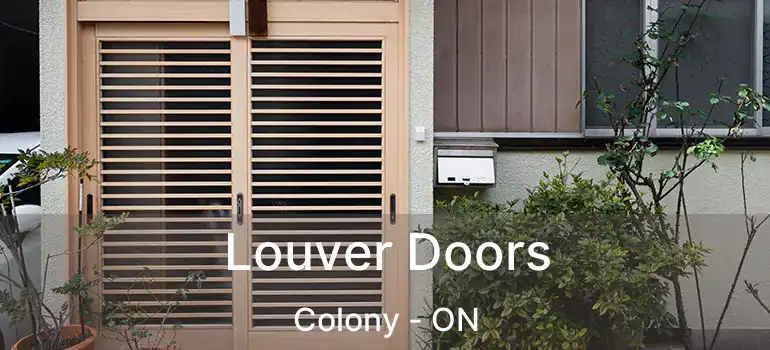  Louver Doors Colony - ON