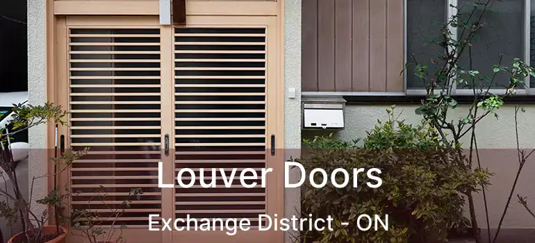  Louver Doors Exchange District - ON
