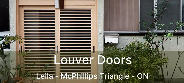  Louver Doors Leila - McPhillips Triangle - ON