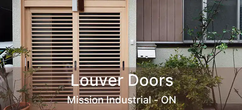  Louver Doors Mission Industrial - ON