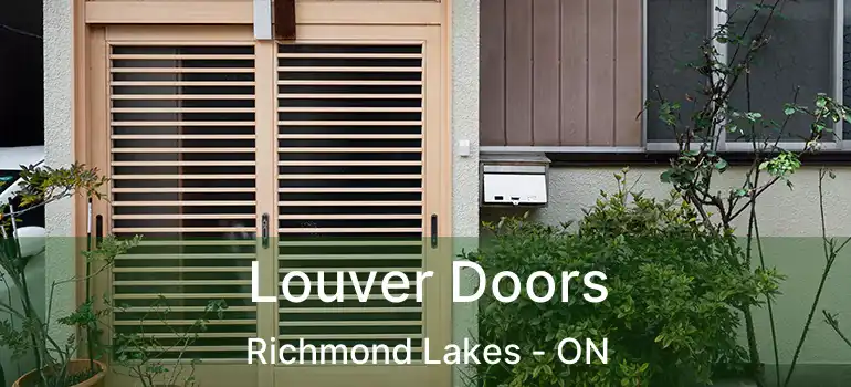  Louver Doors Richmond Lakes - ON