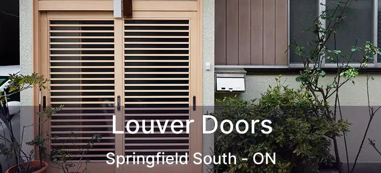  Louver Doors Springfield South - ON