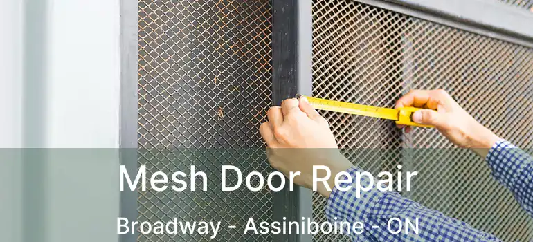  Mesh Door Repair Broadway - Assiniboine - ON