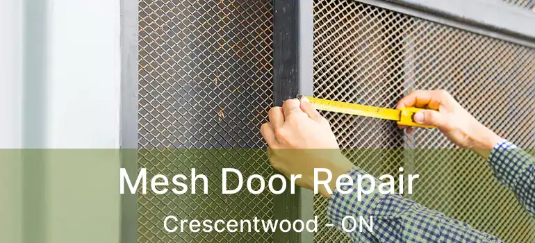  Mesh Door Repair Crescentwood - ON