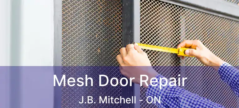  Mesh Door Repair J.B. Mitchell - ON