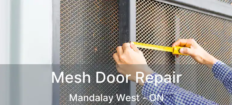  Mesh Door Repair Mandalay West - ON