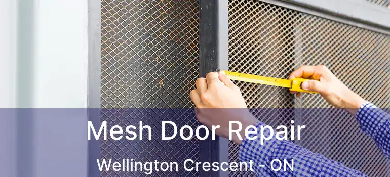  Mesh Door Repair Wellington Crescent - ON