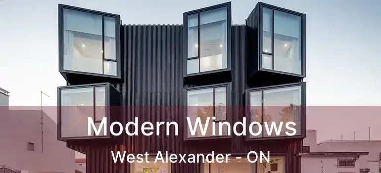  Modern Windows West Alexander - ON