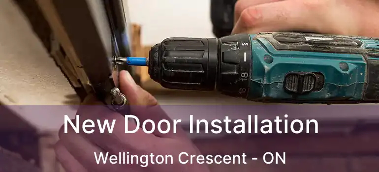 New Door Installation Wellington Crescent - ON
