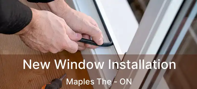  New Window Installation Maples The - ON