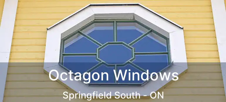  Octagon Windows Springfield South - ON
