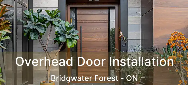  Overhead Door Installation Bridgwater Forest - ON