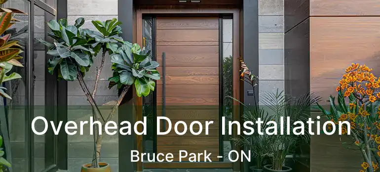  Overhead Door Installation Bruce Park - ON