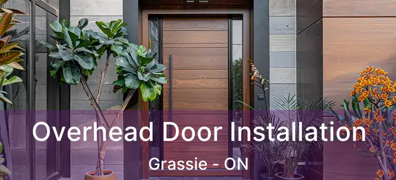  Overhead Door Installation Grassie - ON