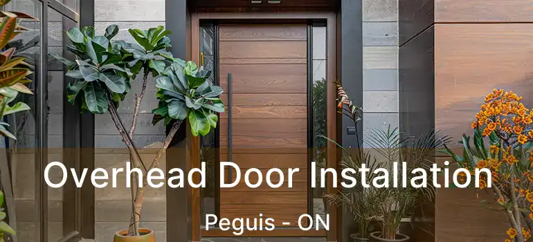  Overhead Door Installation Peguis - ON