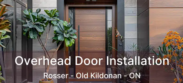  Overhead Door Installation Rosser - Old Kildonan - ON
