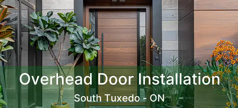  Overhead Door Installation South Tuxedo - ON