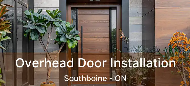  Overhead Door Installation Southboine - ON