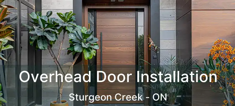  Overhead Door Installation Sturgeon Creek - ON