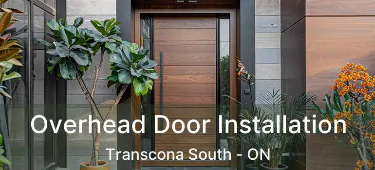  Overhead Door Installation Transcona South - ON
