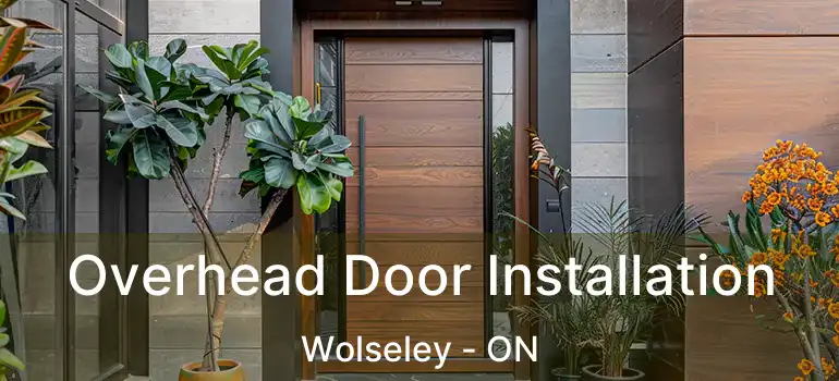  Overhead Door Installation Wolseley - ON