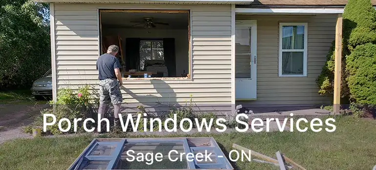  Porch Windows Services Sage Creek - ON