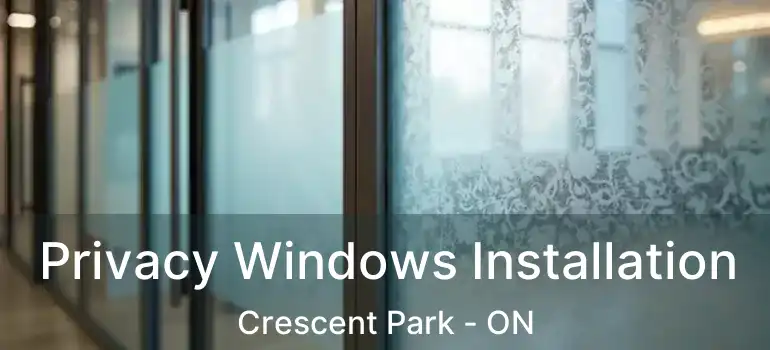  Privacy Windows Installation Crescent Park - ON