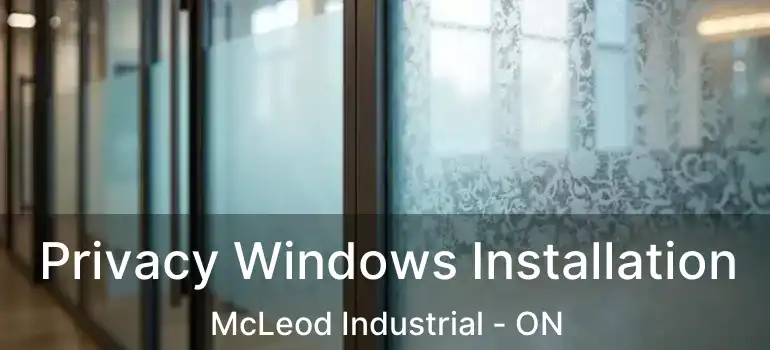  Privacy Windows Installation McLeod Industrial - ON