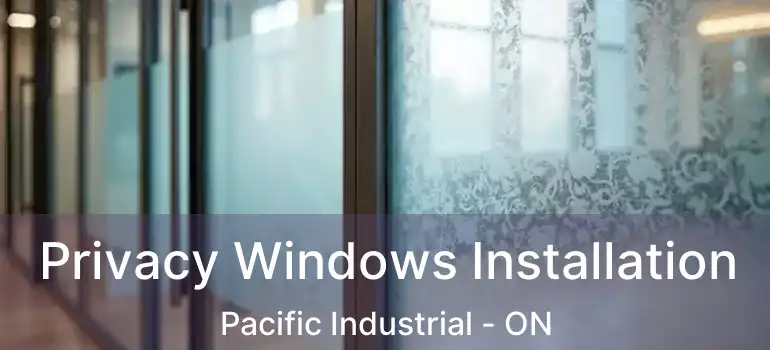  Privacy Windows Installation Pacific Industrial - ON