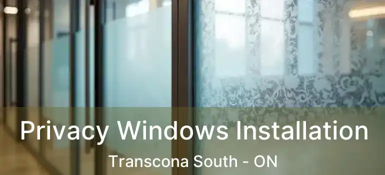  Privacy Windows Installation Transcona South - ON
