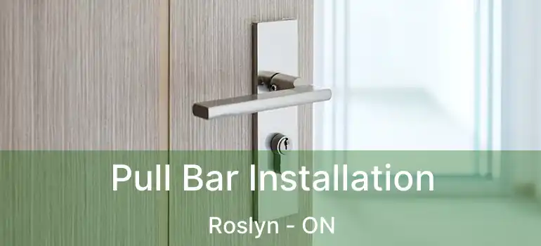  Pull Bar Installation Roslyn - ON