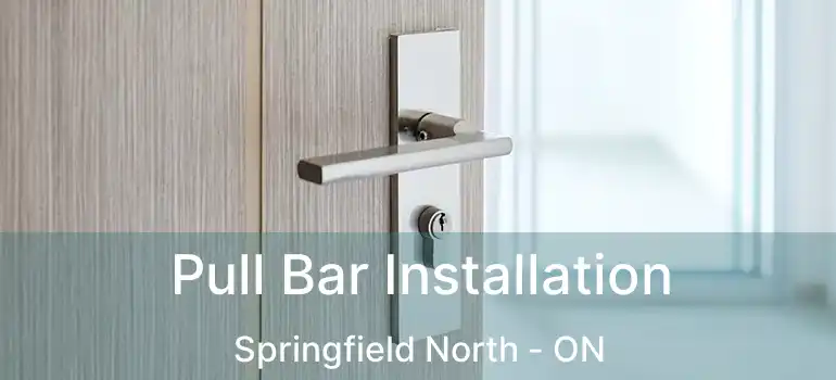  Pull Bar Installation Springfield North - ON