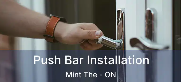  Push Bar Installation Mint The - ON